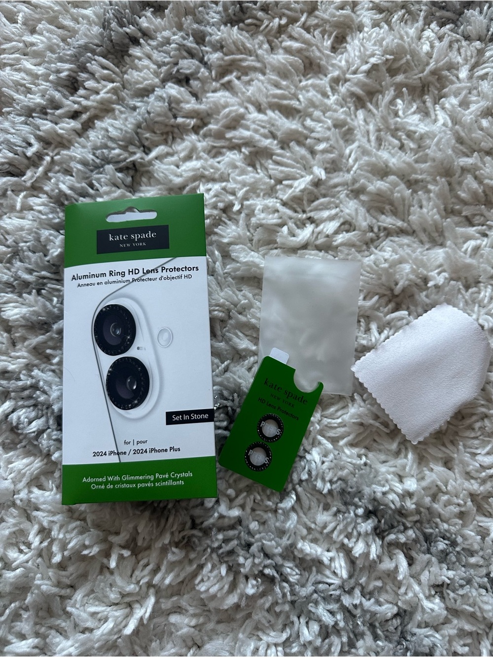 Kate Spade Aluminum Ring HD Lens Protectors for iPhone 2024/ iPhone 2024 plus